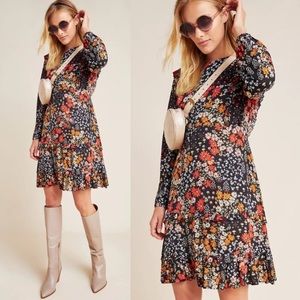 Kachel x Anthropologie Adrienne Ruffle Dress